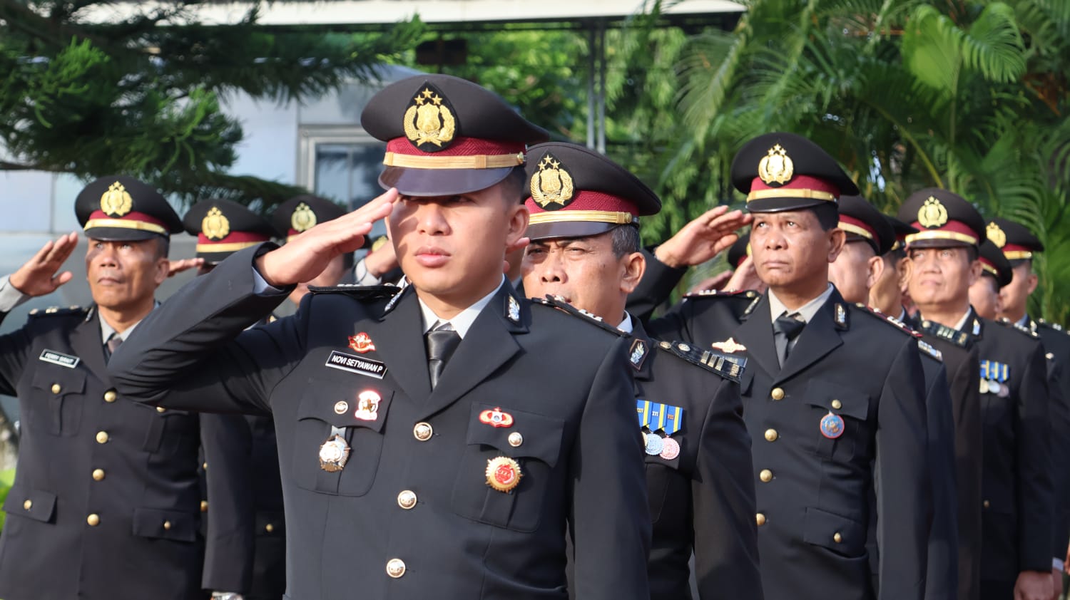 Wakapolres Langkat Pimpin Upacara HUT Ke-81 Kemerdekaan RI, Perkuat Nasionalisme dan Pengabdian Polri