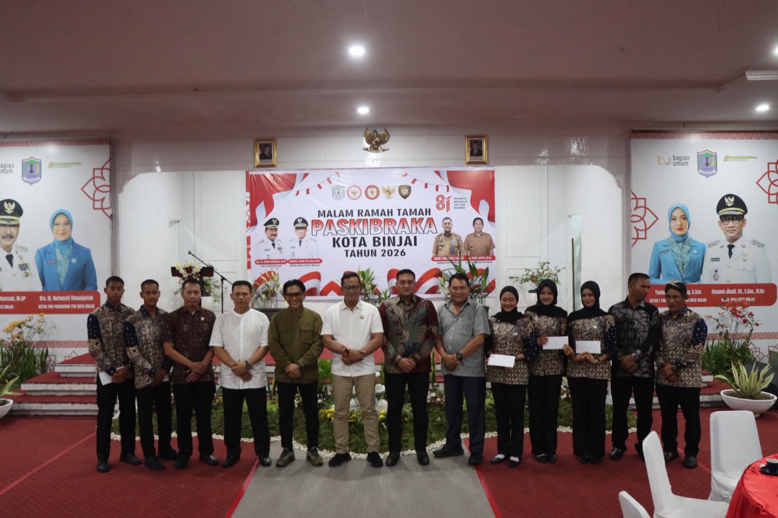 Apresiasi Suksesnya Upacara HUT RI ke-81, Kapolres Binjai Hadiri Malam Ramah Tamah Bersama Paskibraka