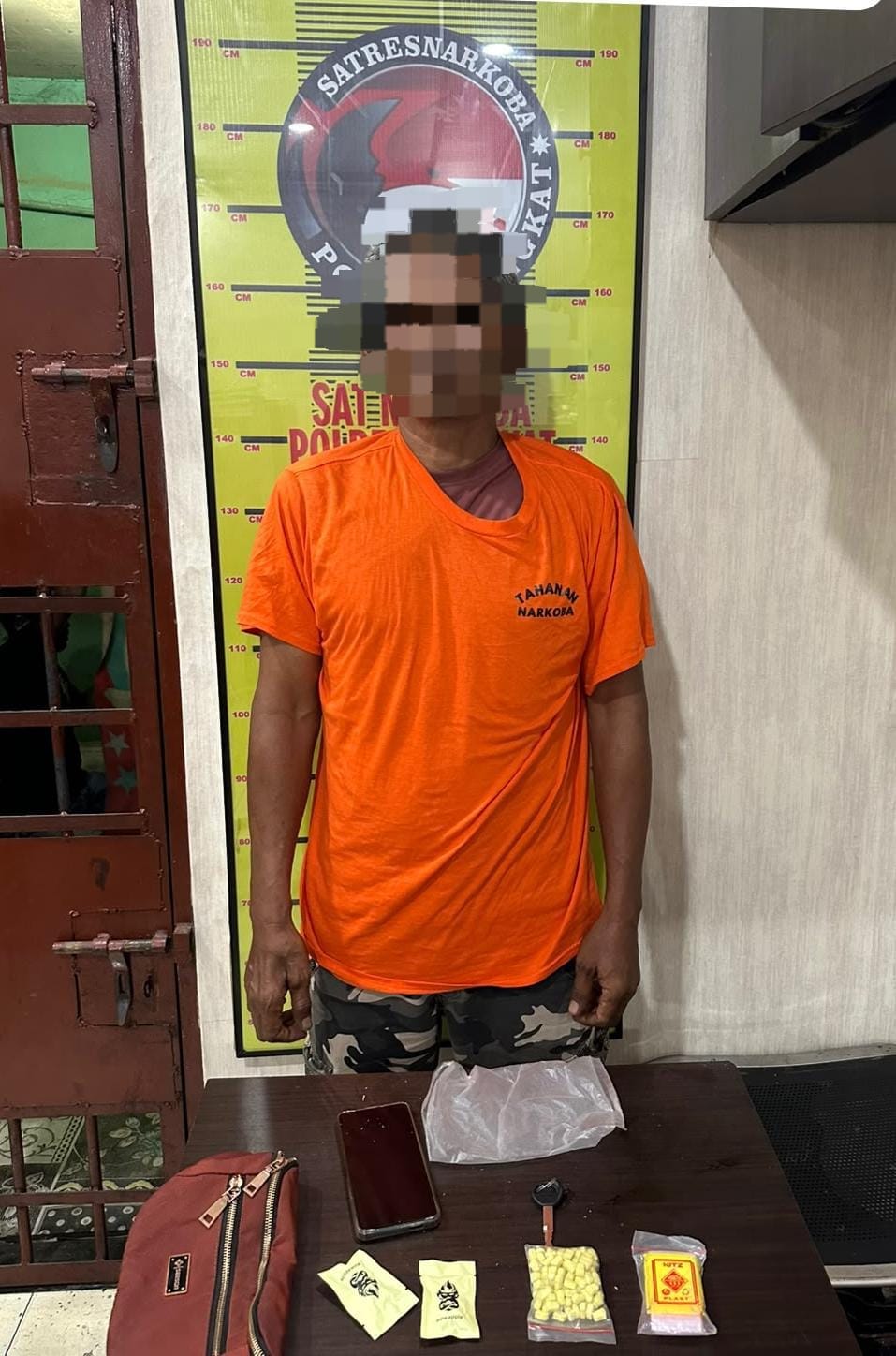 100 Butir Diduga Ekstasi Diamankan, Sat Res Narkoba Polres Langkat Tangkap Pria 49 Tahun