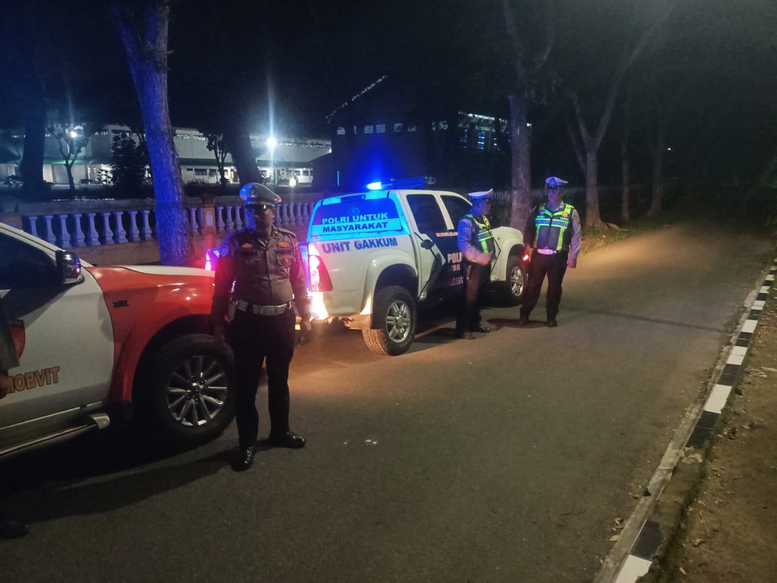 Antisipasi Geng Motor hingga Balap Liar, Satlantas Polres Langkat Gelar Patroli UKL di Stabat