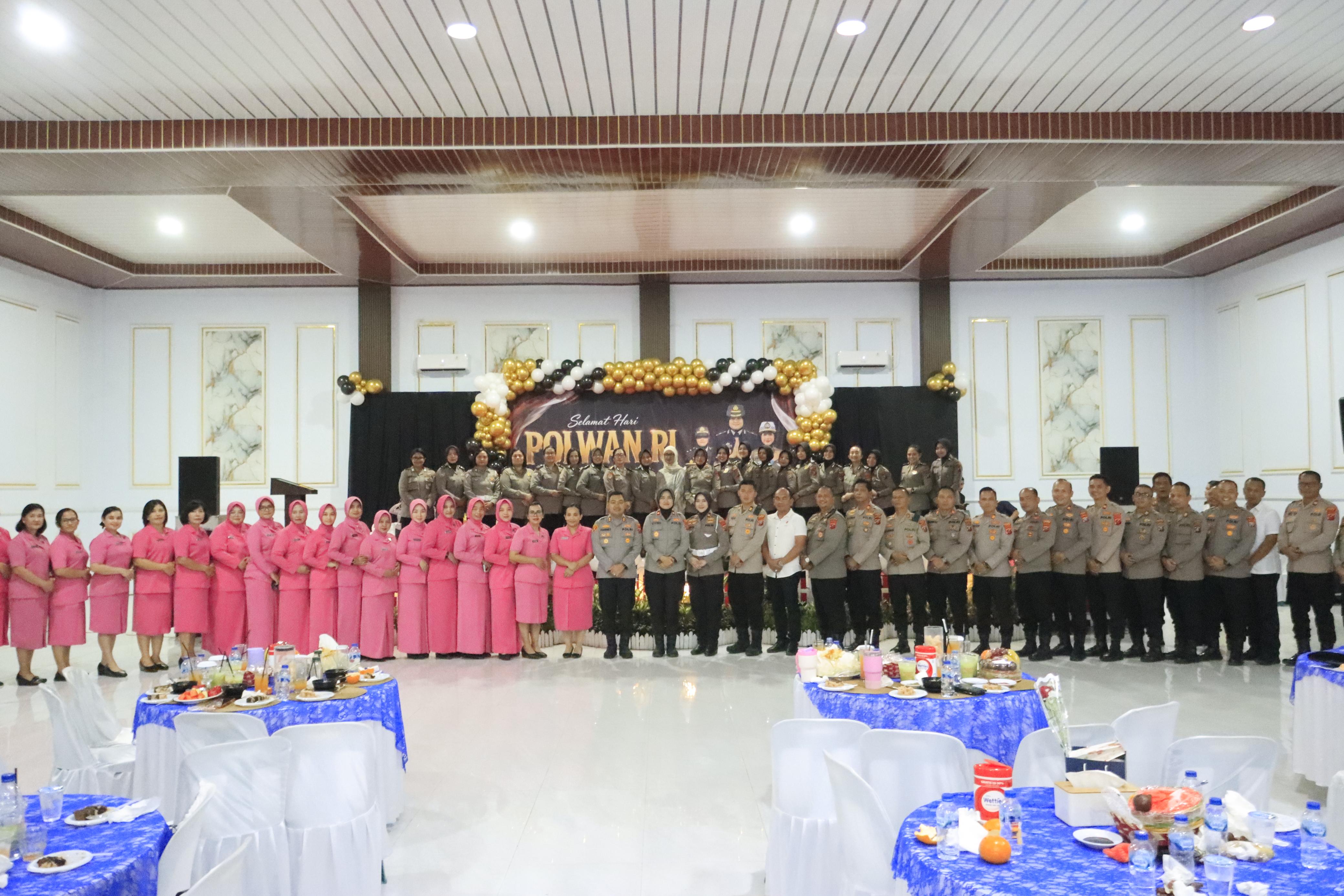 Syukuran HUT Polwan ke-78, Kapolres Langkat Apresiasi Dedikasi Srikandi Polri