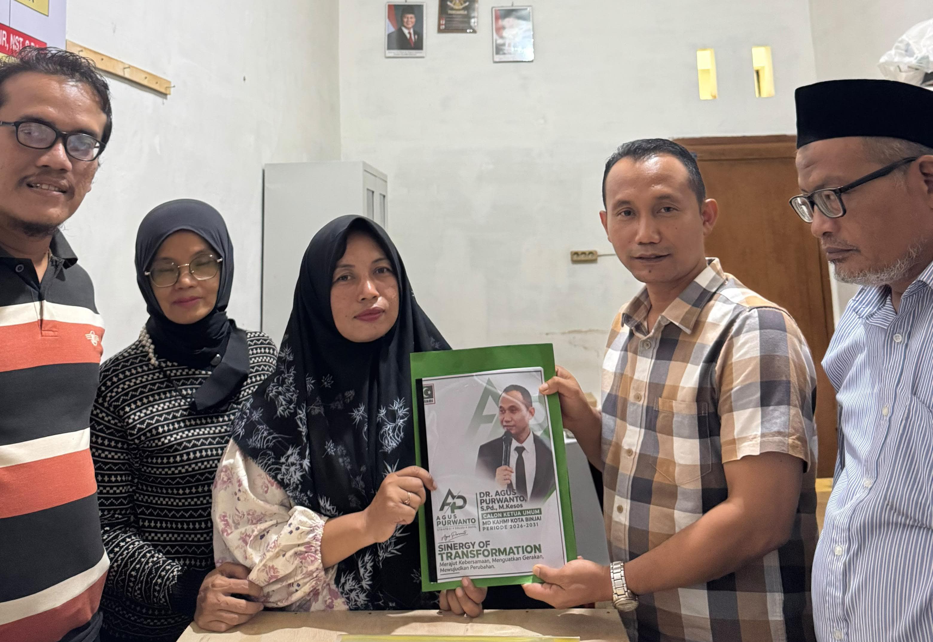 Dr. Agus Purwanto Resmi Daftar Calon Ketum MD KAHMI Binjai 2026–2031, Usung Gagasan "Sinergy of Transformation"