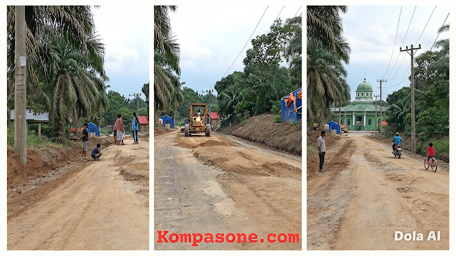Pekerjaan Ruas Jalan di Desa Batang Ara Tidak Kantongi JMD, Diduga Ada Permainan Rekanan dan PPTK