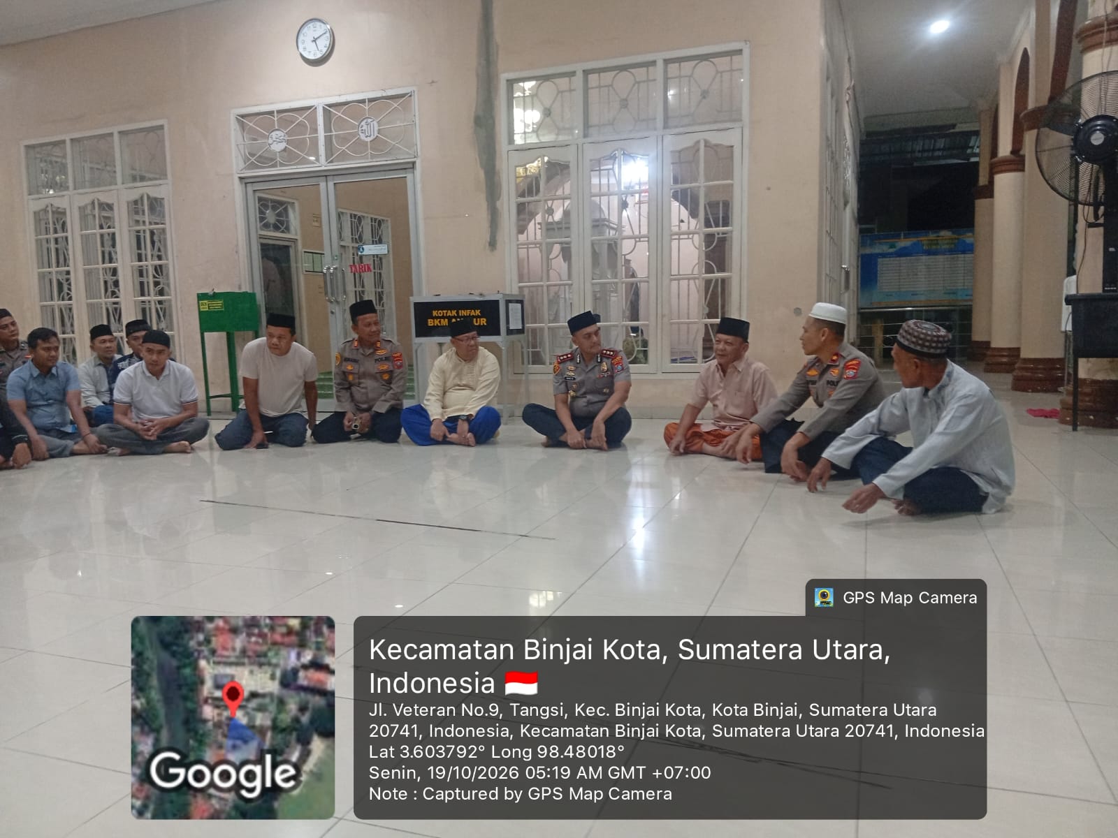 Kapolres Binjai Laksanakan Subuh Keliling, Serap Aspirasi Masyarakat di Masjid An-Nur