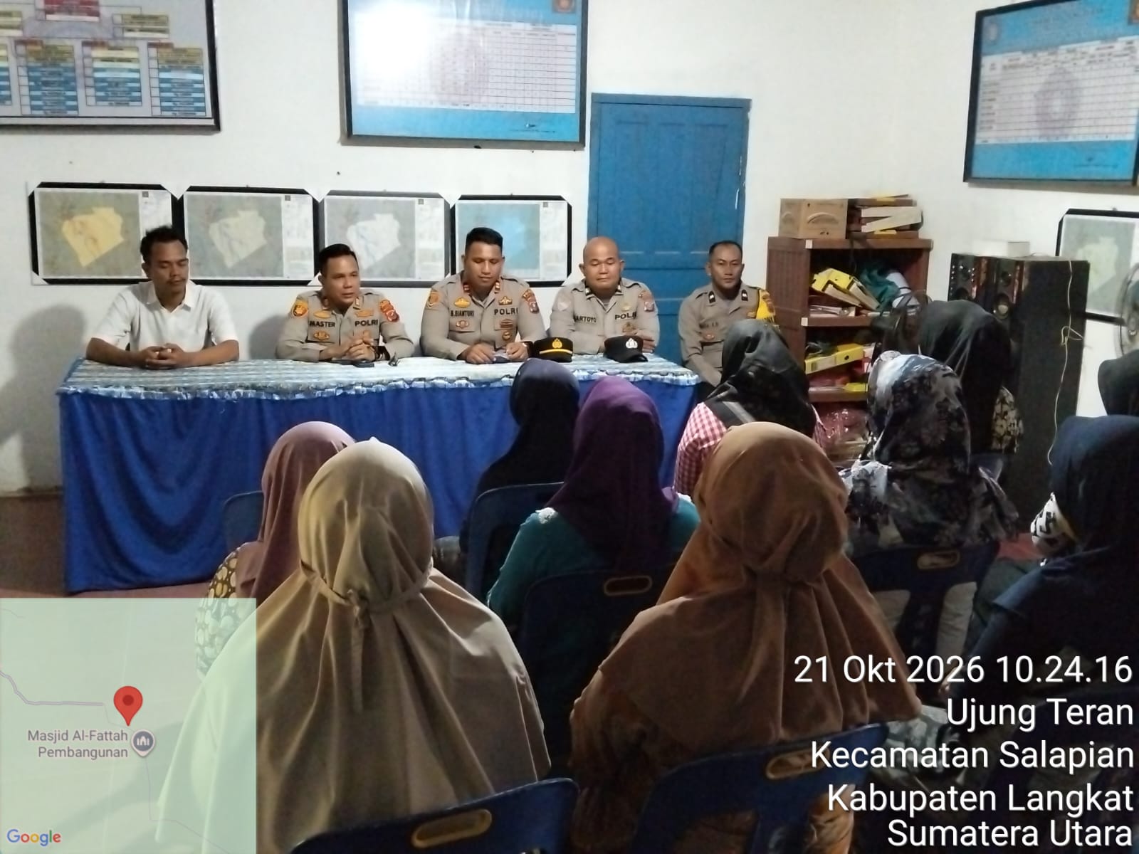 Perkuat Kedekatan dengan Warga, Polsek Salapian Gelar KUBAMAS dan Ajak Ibu-Ibu Jaga Kamtibmas